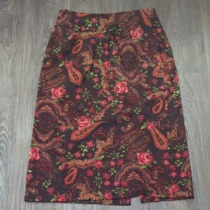 Vintage Jones New York Floral Paisley Women's Skirt